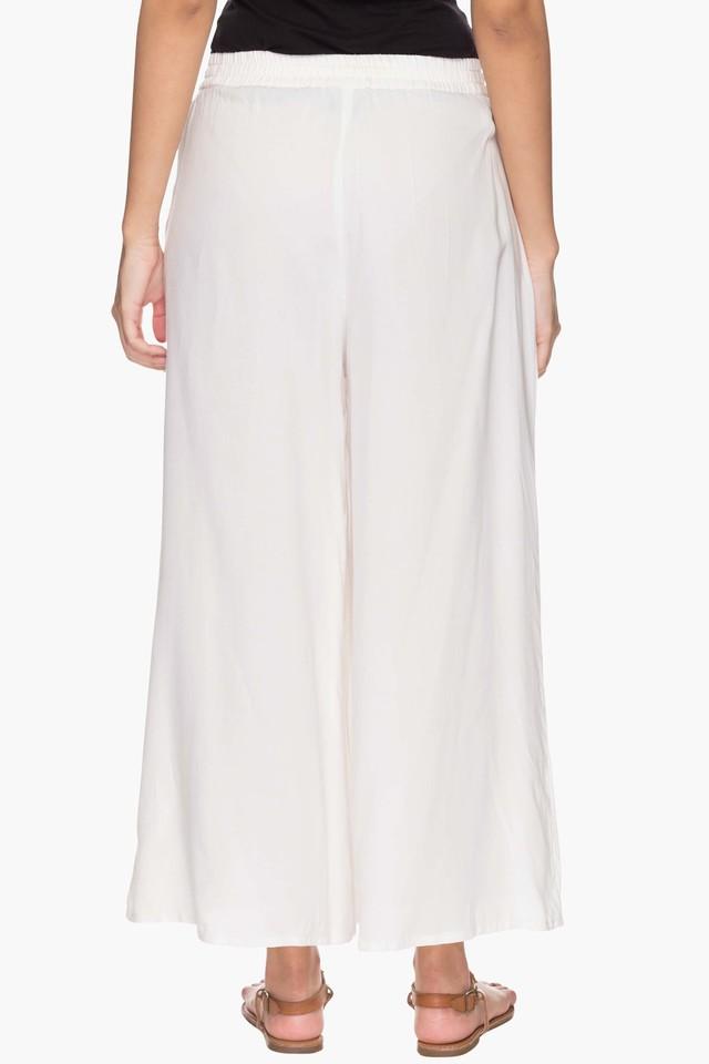 Buy STOP Womens Solid Flared Palazzo Pants