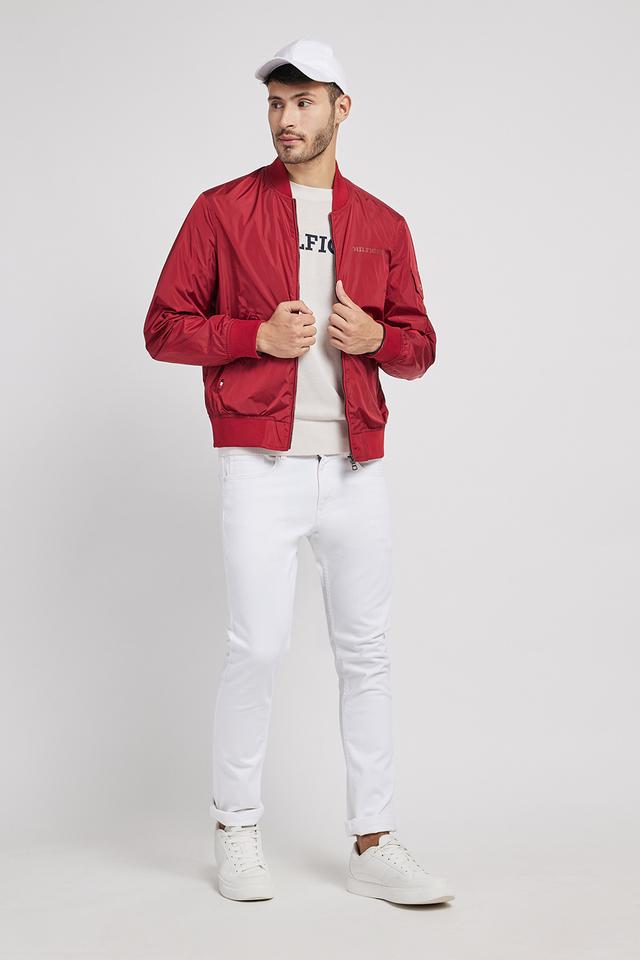 Tommy hilfiger jacket on sale red and white