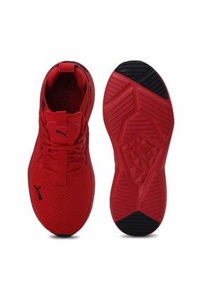 Buy PUMA Red Textile Regular Lace Up Mens Sport Shoes