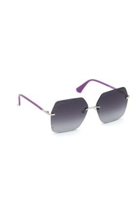 Buy GUESS Womens Rimless UV Protected Hexagon Sunglasses