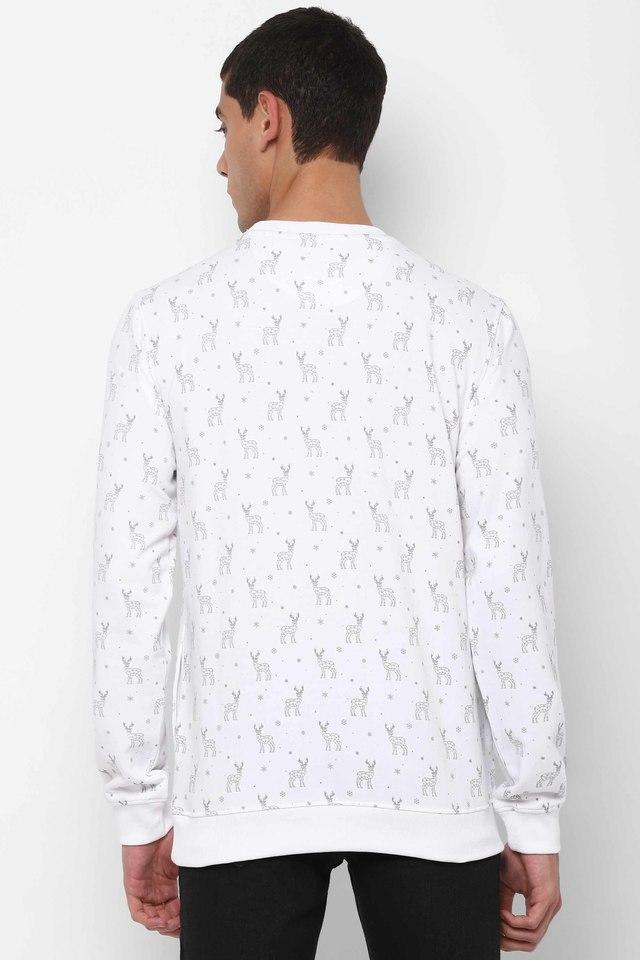 Allen Solly Full Sleeve Printed Men Sweatshirt - Buy Allen Solly Full  Sleeve Printed Men Sweatshirt Online at Best Prices in India