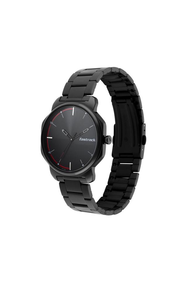 Fastrack black deals watches for mens