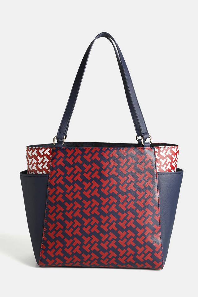 Tommy hilfiger navy tote on sale bag