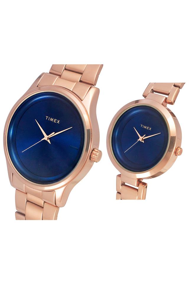 Timex couple best sale watches rose gold