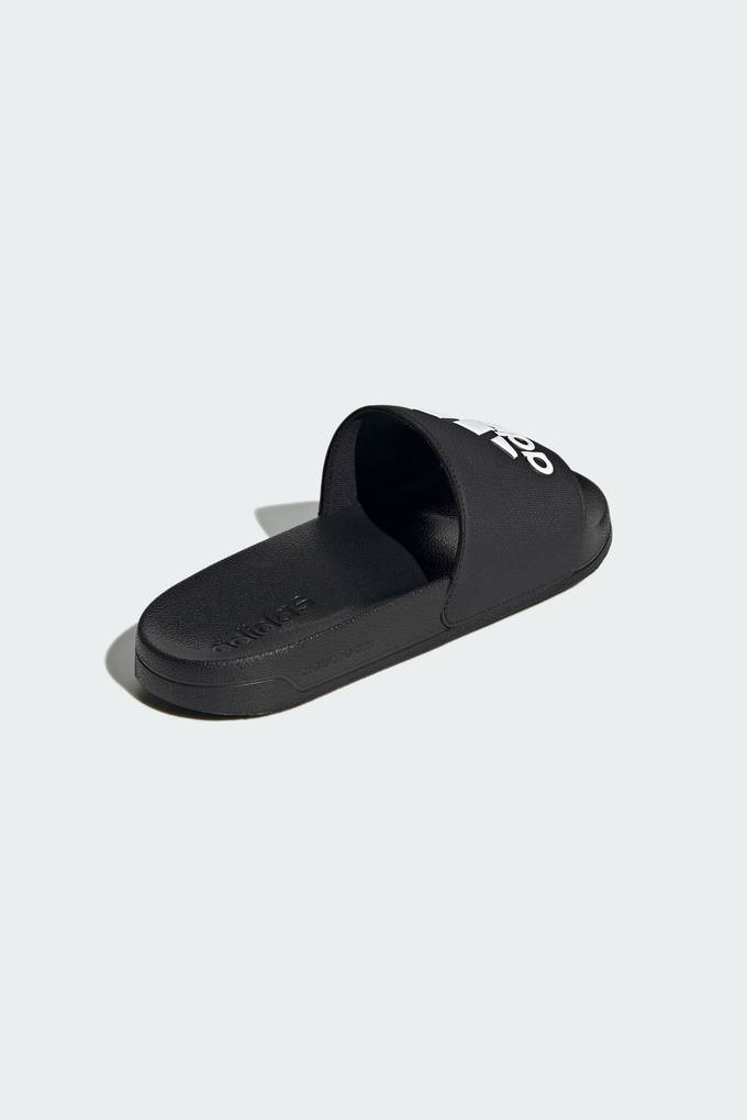 Adidas men's best sale black flip flops