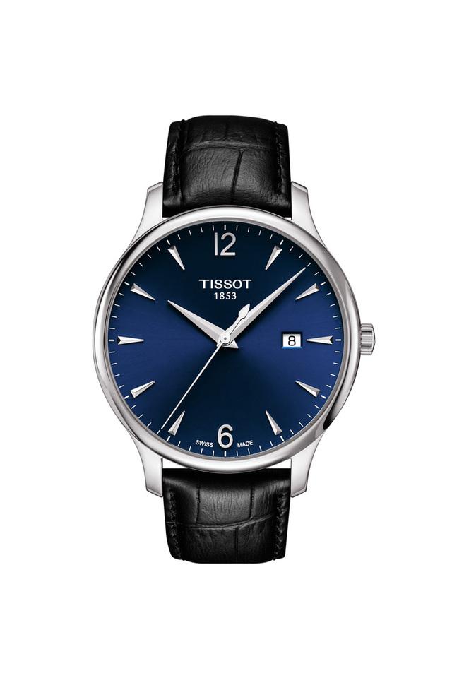 Tissot mens best sale leather watches