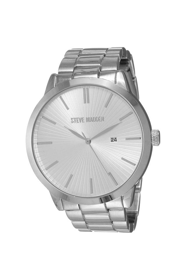 Steve madden men's stainless hotsell steel watch