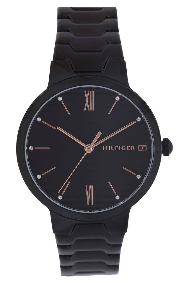 Tommy hilfiger store black women's watch