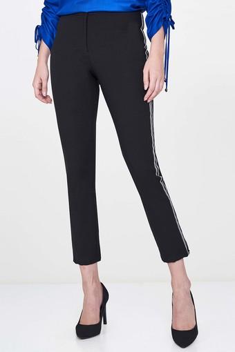 black striped pants womens