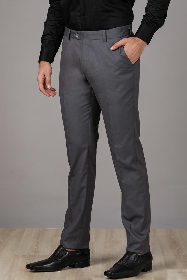 STOP -  Dark Grey Casual Trousers - Main