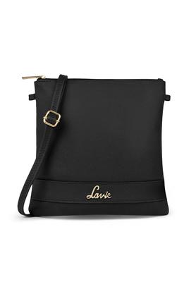 Buy LAVIE Black Quick Zipper Closure PU Synthetic Women s Casual