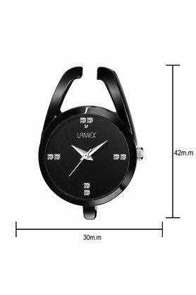 Lamex black store watch