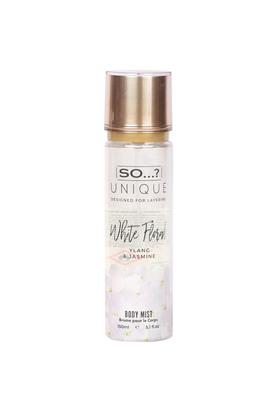 So unique white floral body mist new arrivals