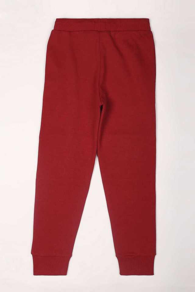 Boys red jogging on sale bottoms