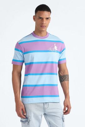 Striped t shirt pink pubg sale