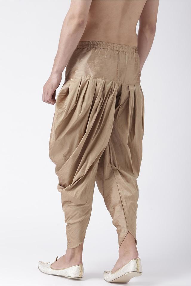 Beige Cotton Khaadi Harem Pants  TJORI