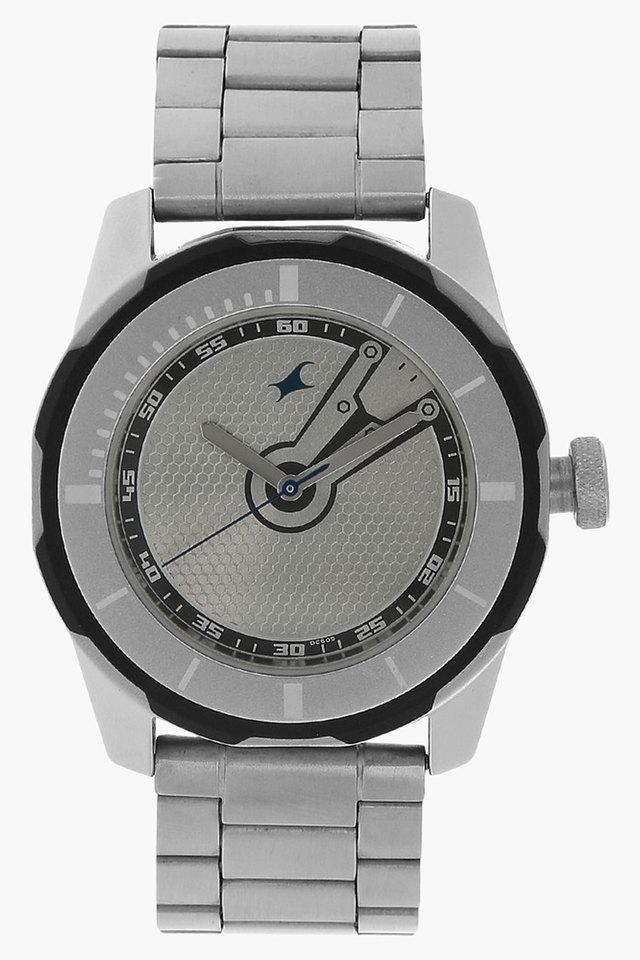 Fastrack silver sale strap watches