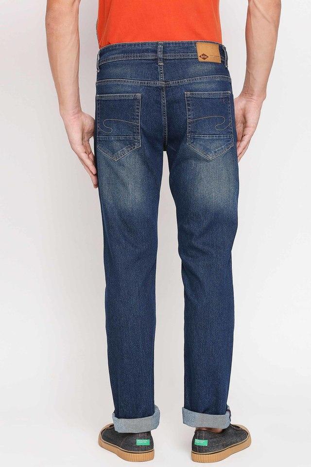 Buy LEE COOPER Mid Tone Cotton Straight Fit Mens Jeans Shoppers Stop
