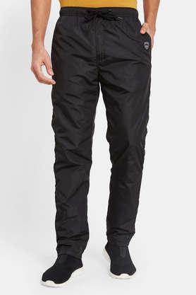 Buy OCTAVE Solid Cotton Regular Fit Men's Track pant