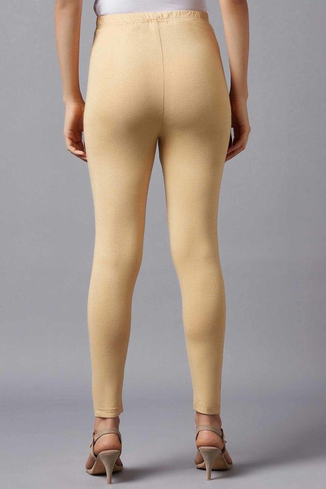 Buy Ruby Womenswear Gold Leggings for Women (Free Size, Pink) at Amazon.in