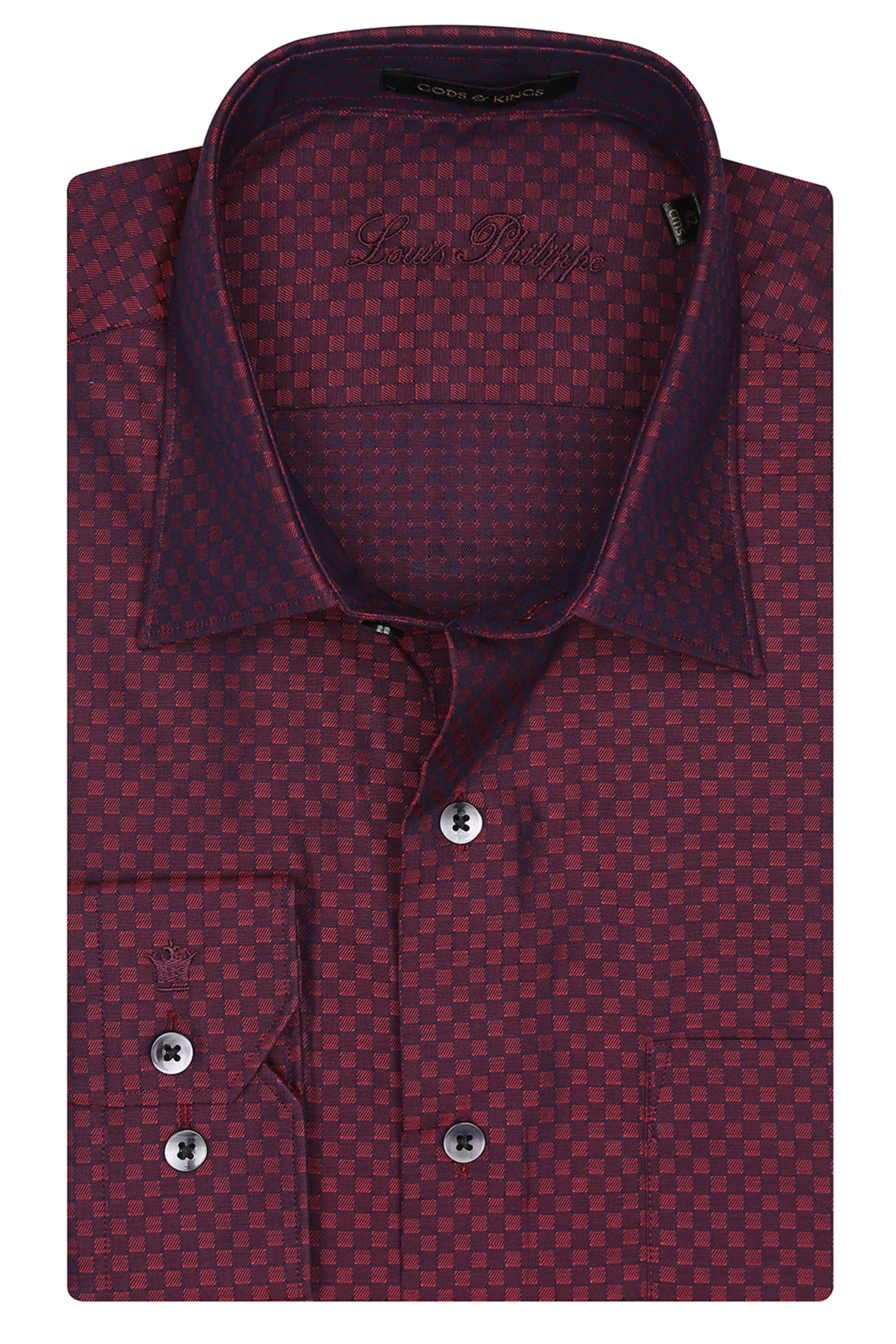 Buy LOUIS PHILIPPE Louis Philippe-Mens Full Sleeves Classic Fit Gods and  Kings Collection Formal Check Shirt | Shoppers Stop