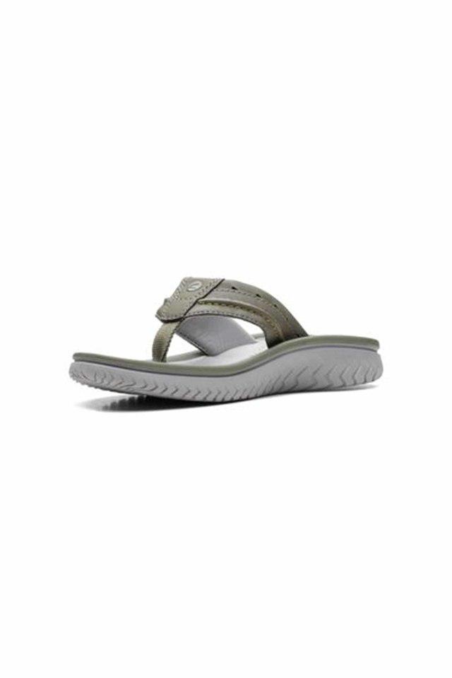 Buy CLARKS Green Leather Low Tops Slipon Mens Sandals Shoppers Stop