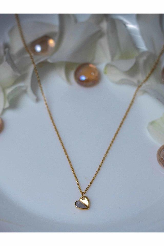 Buy PRAAVY La Vie En Necklace In Gold Shoppers Stop