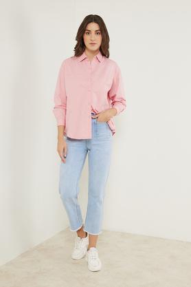 Pink shirt grey outlet sweater