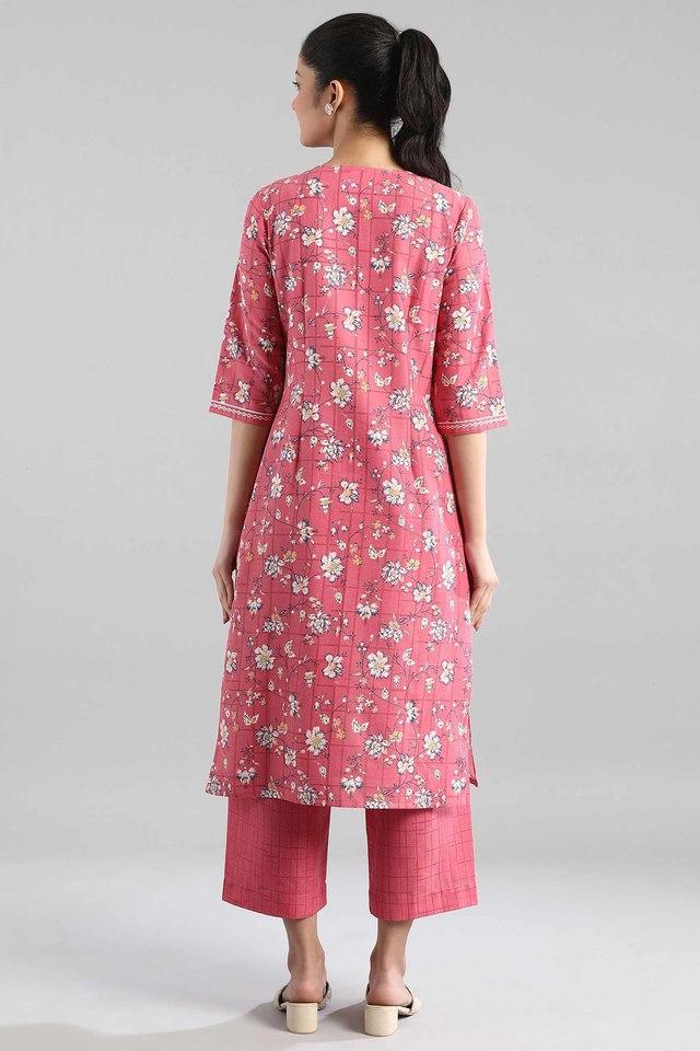 Buy Pink Printed Patiala Pants Online - Aurelia