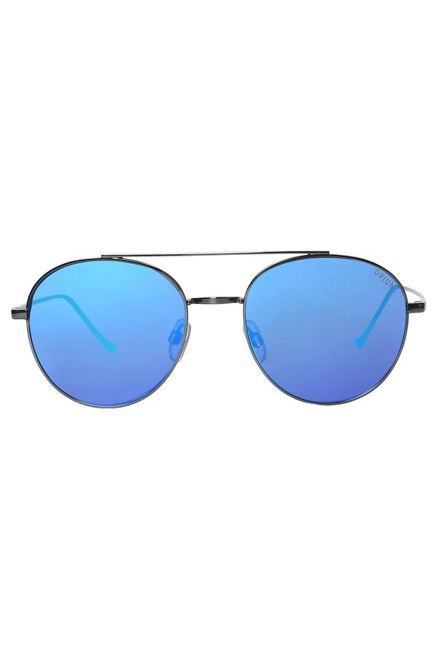 Metallic With Silver Toned Oval Sunglass For Women And Uv Protected Le –  Carlton London Online