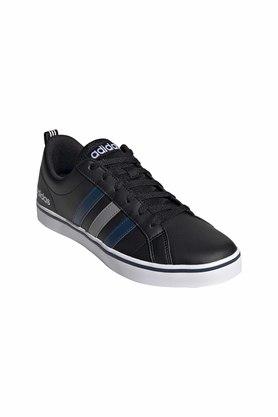 Adidas black outlet leather shoes mens