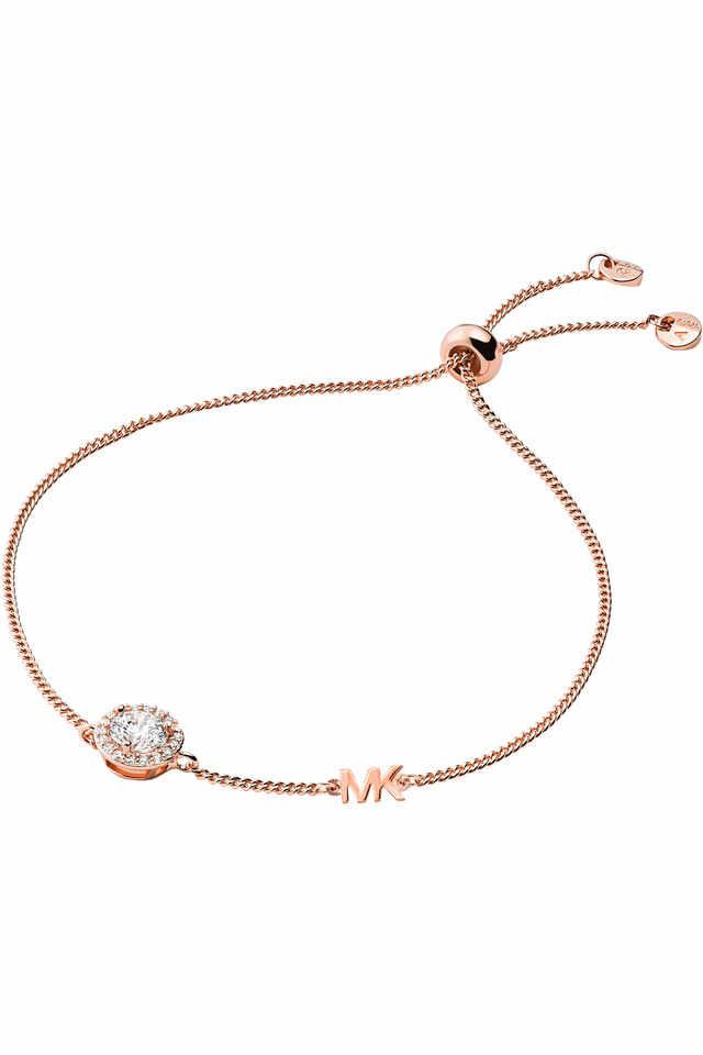 MICHAEL KORS GOLD ON SILVER LOVE BRACELET - JEWELLERY from Adams Jewellers  Limited UK