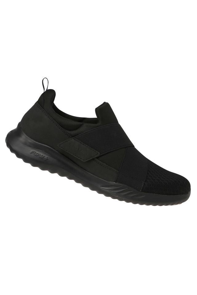 Mens black best sale velcro shoes