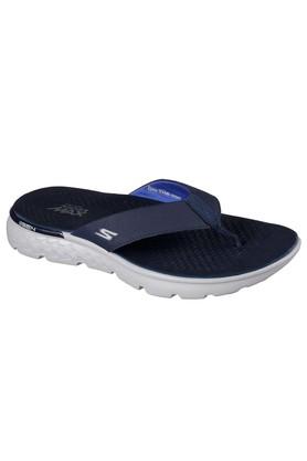 Skechers navy flip online flops