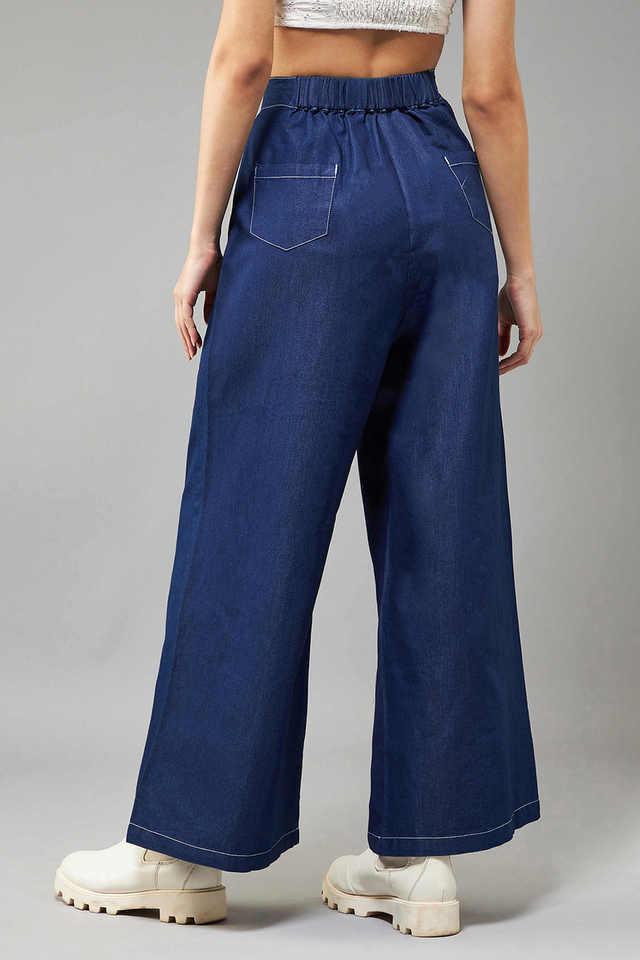 ACNE STUDIOS | Blue Women's Denim Pants | YOOX