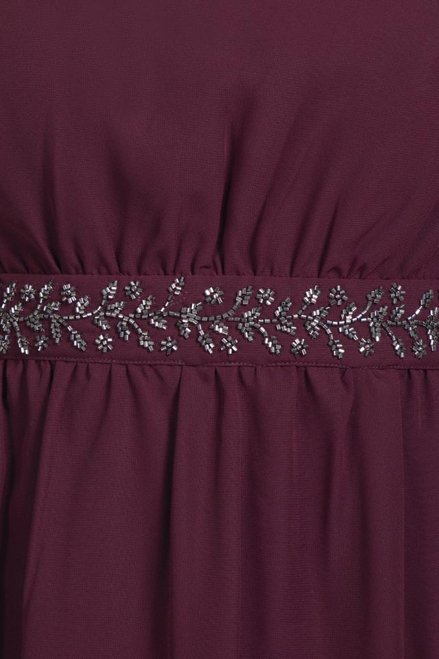 Faballey 2024 maroon dress