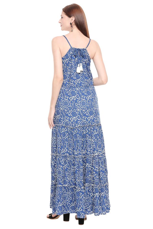 GLOBAL DESI -  Blue Ethnic Dresses - Main