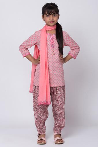 biba girls salwar suit set