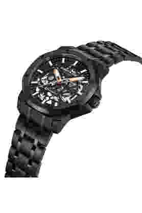 Kenneth cole discount black skeleton watch