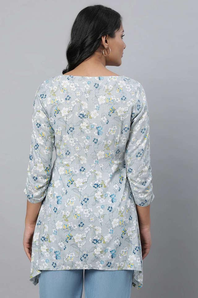 Buy White Kurtis & Tunics for Women by PARAMOUNT CHIKAN Online | Ajio.com