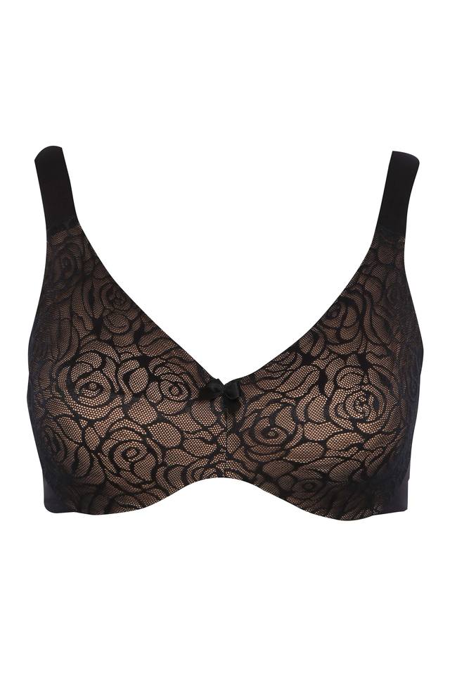 Women's Lace Padded Non Wired T-Shirt Bra