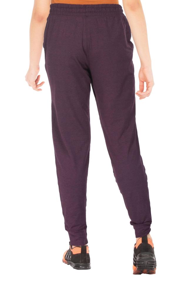 Buy VAN HEUSEN Maroon Jogger Fit Ankle Length Polyester Stretch