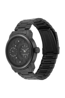 Black dial black stainless steel strap watch nk3147km01 store