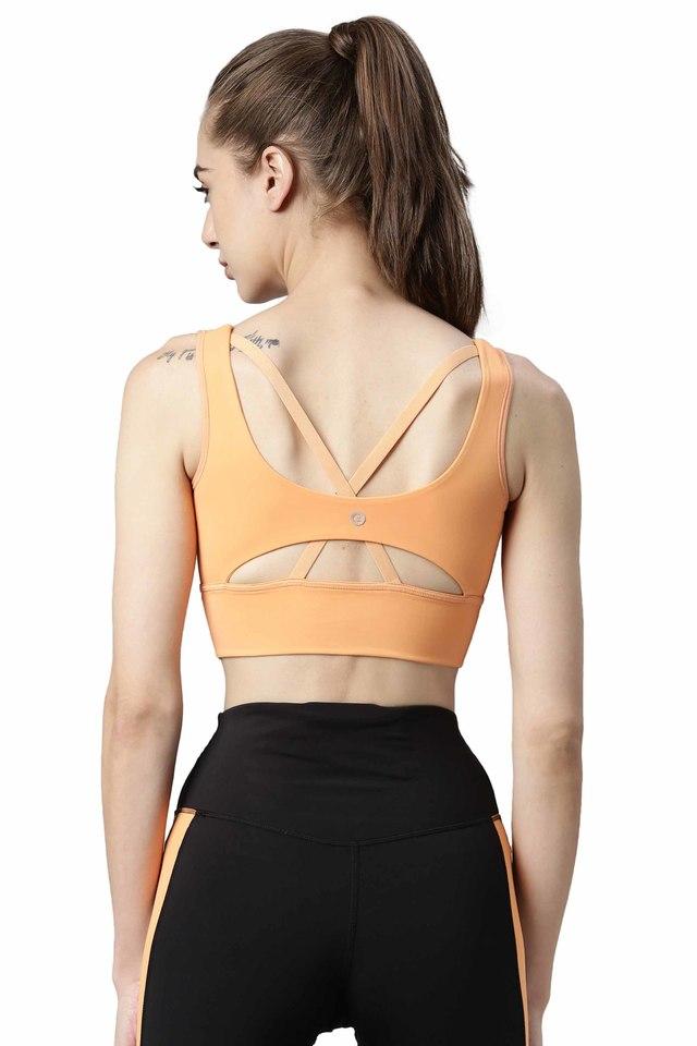 Non-Wired Strapless Lightly Padded Women's Sports Bra