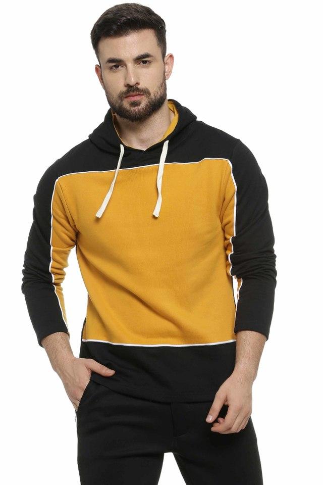 Campus sutra full sleeve solid men's sweatshirt best sale
