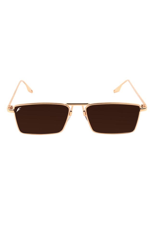 Flying High Classic Aviator Sunglasses - Gold/Brown