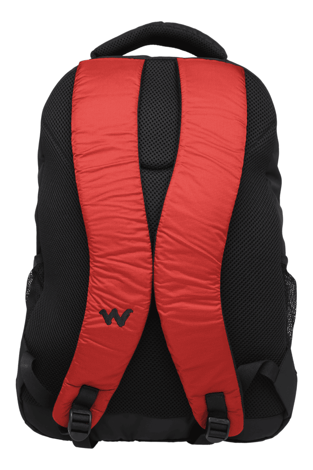 Buy WILDCRAFT Red Unisex Zipper Closure 3 Compartment Laptop Backpack