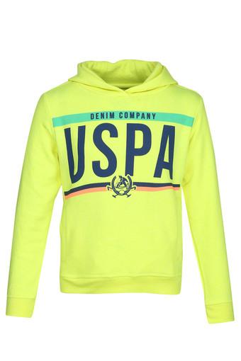 us polo yellow sweatshirt