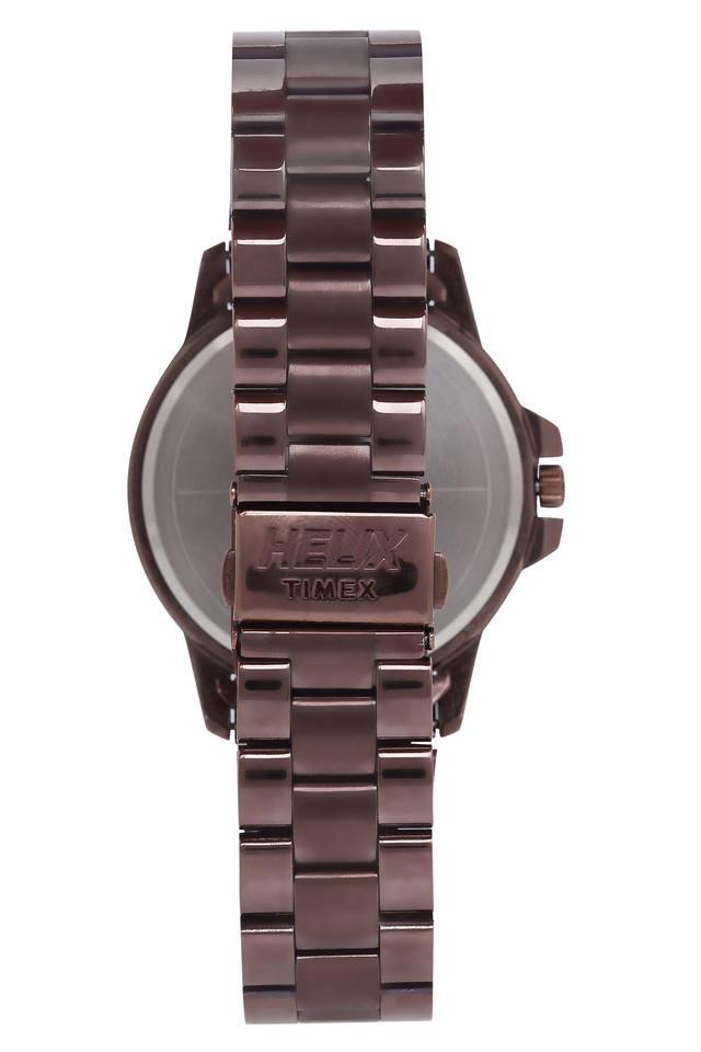 Buy HELIX Mens Brown Dial Stainless Steel Multi Function Watch TW023HG22 Shoppers Stop