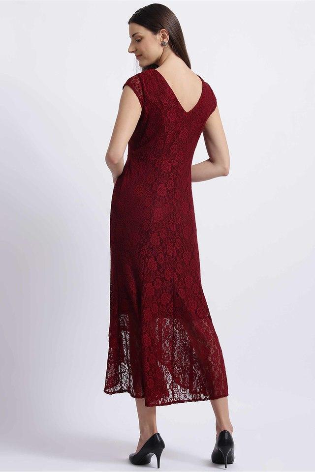 ZINK LONDON -  Maroon Dresses - Main